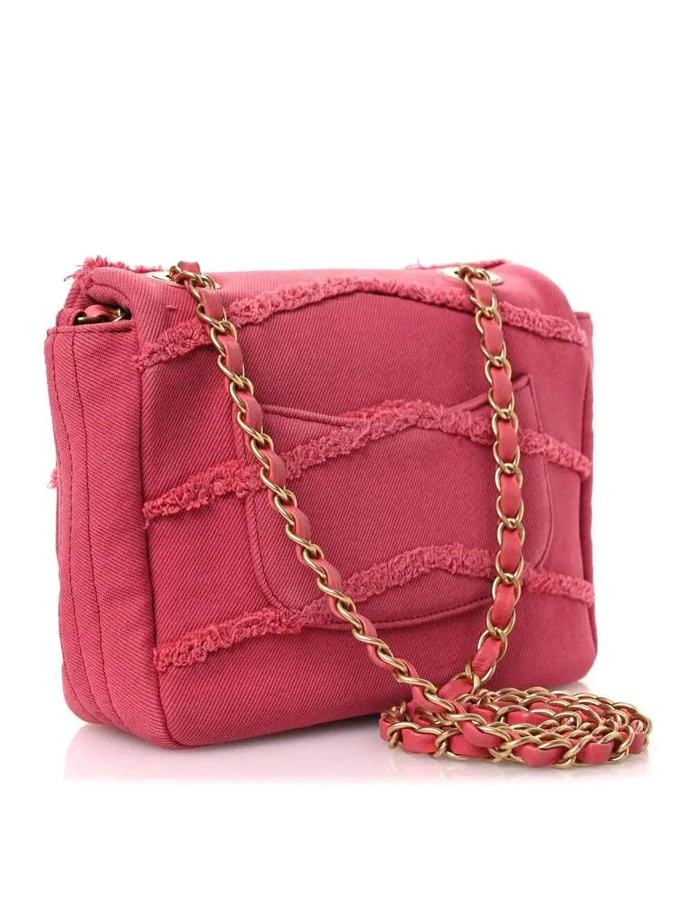 Chanel Denim Coco Flap Pink #323747C18B